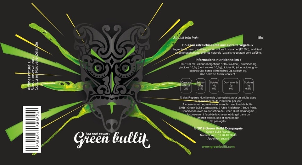 Green Bullit cannette